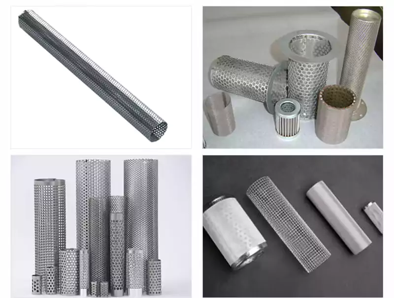 Cylinder Shape Perforated Filter Tube