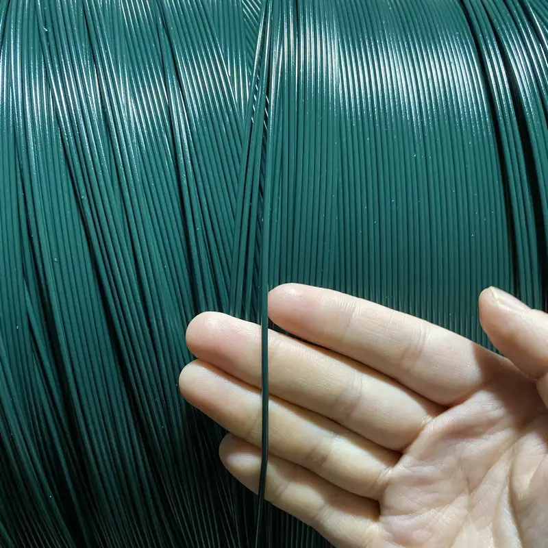 Plastic coated wire