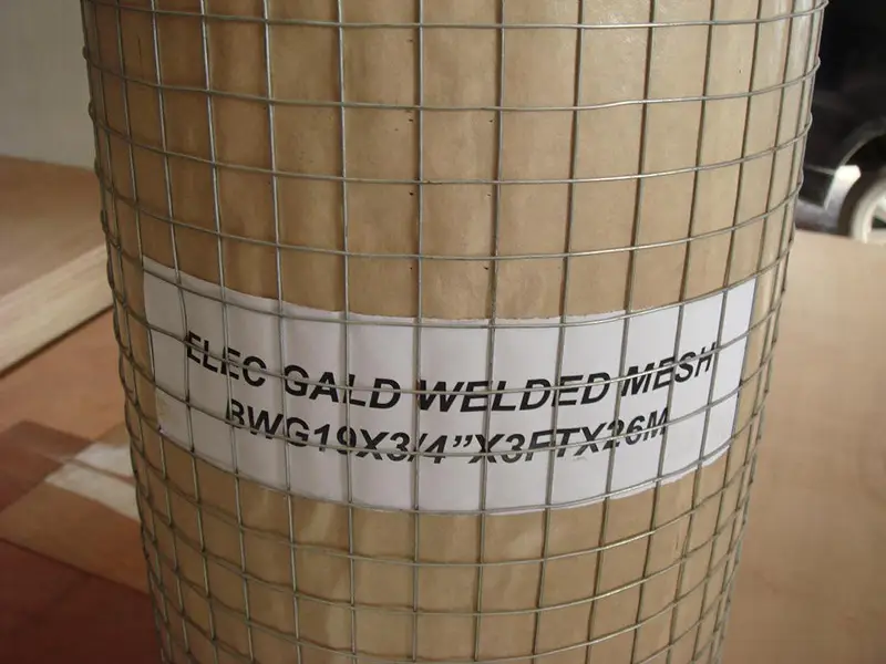 Galvanized welded mesh