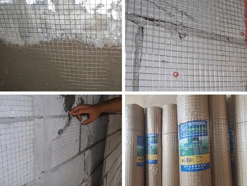 Wall insulation welded mesh