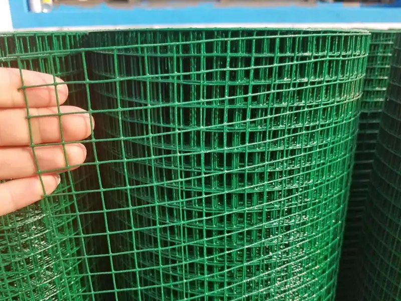 Plastic coated welded mesh