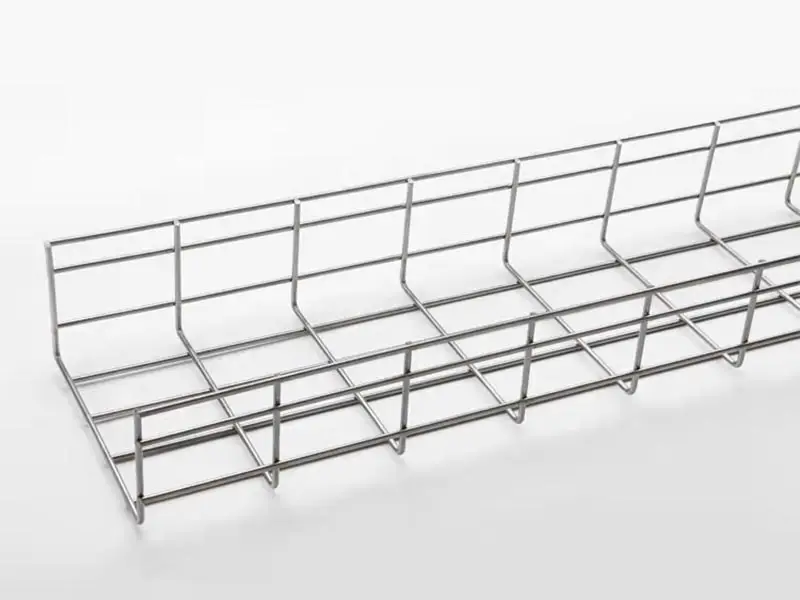 Galvanized mesh sheet for cable tray support