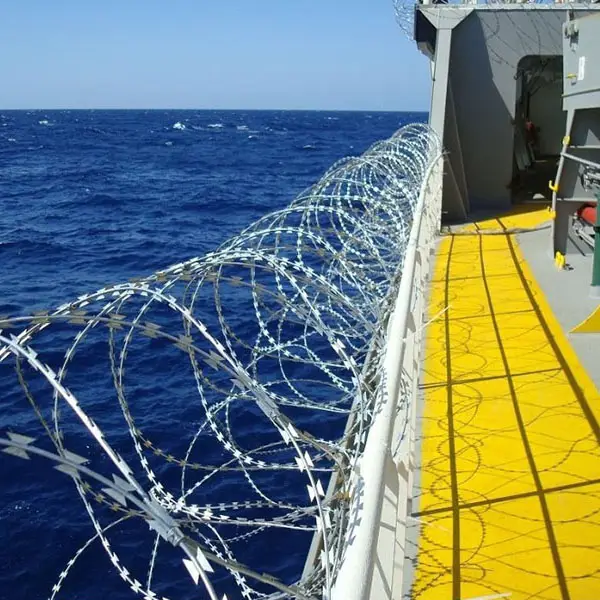 GALVANIZED RAZOR BARBED WIRE