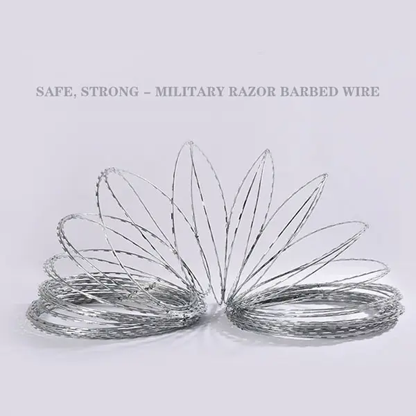 razor barbed wire with accessories