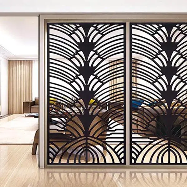 Metal screen partition decorative mesh