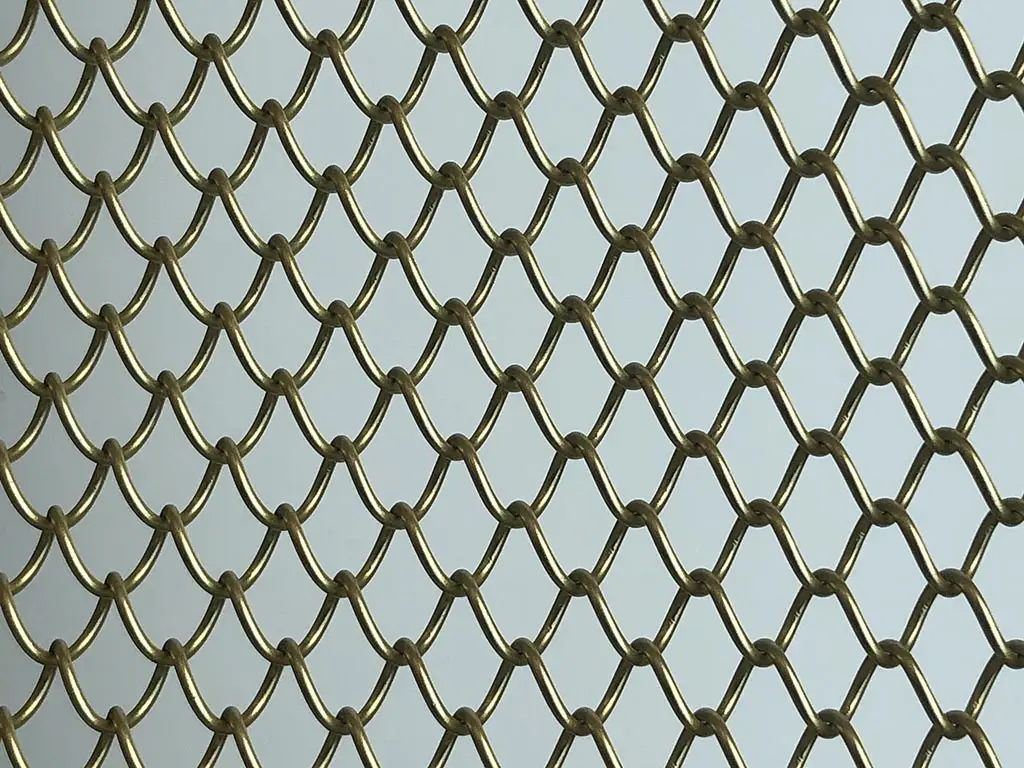 Wire mesh curtain