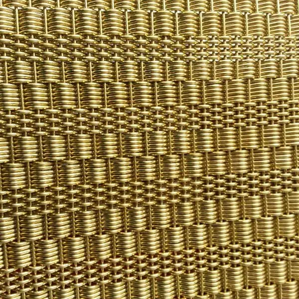 Woven decorative wire mesh