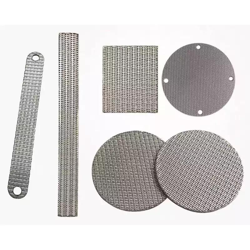 Sintered metal wire mesh sheet