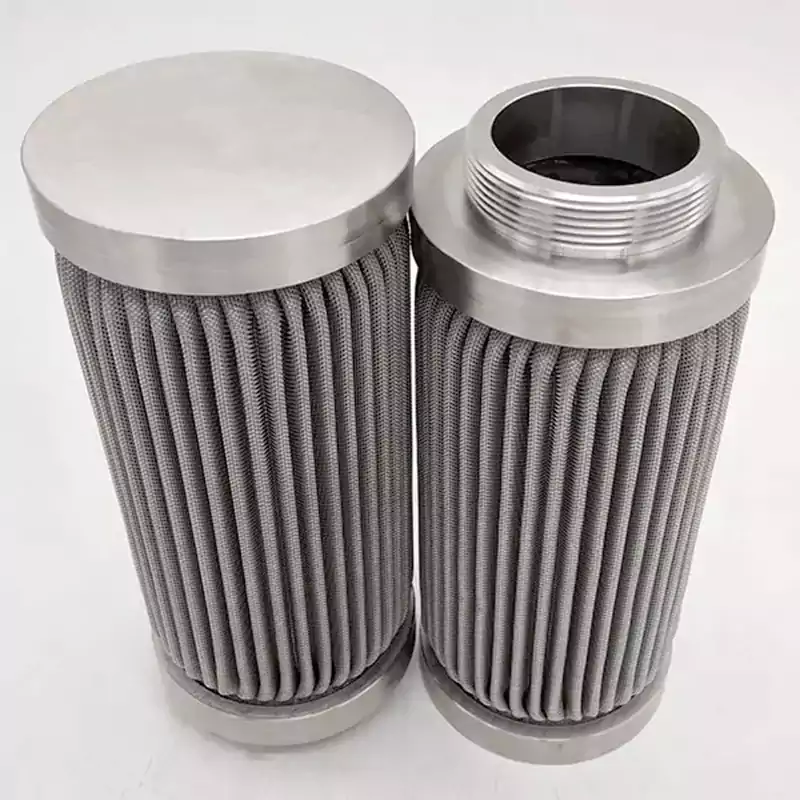 Sintered metal mesh tube